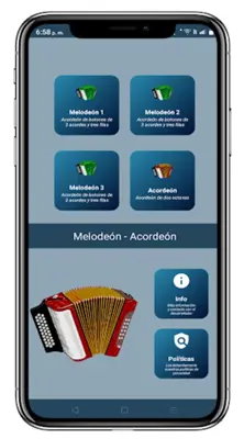 Acordeon Melodeon android App screenshot 0