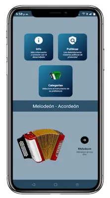 Acordeon Melodeon android App screenshot 1